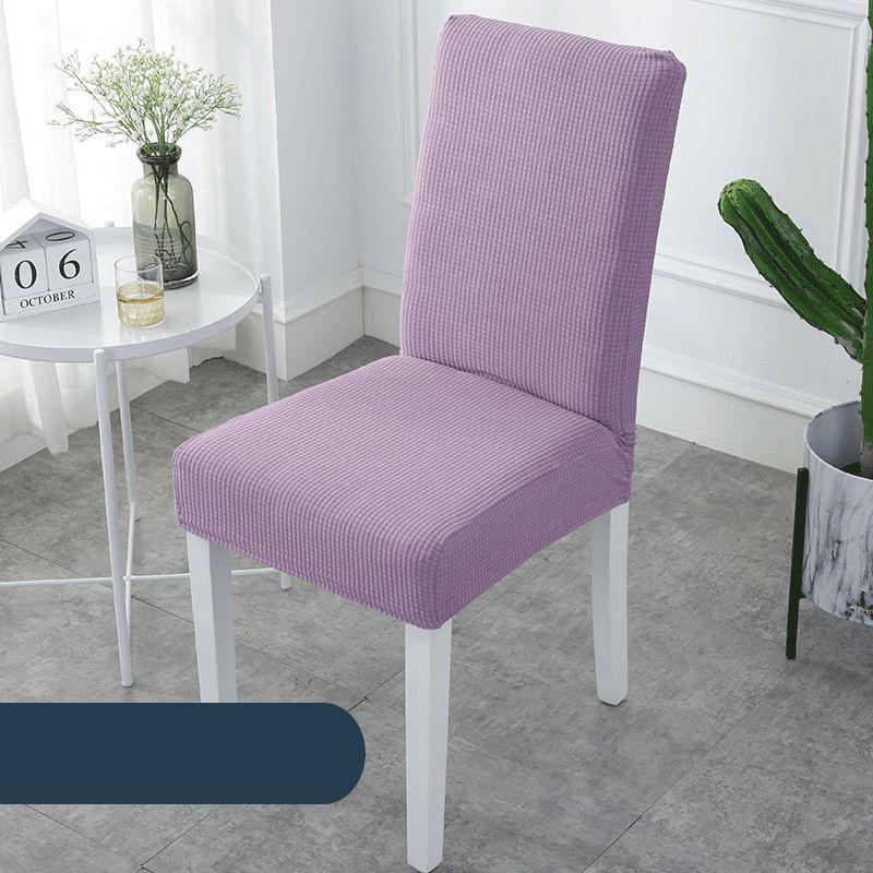 Weicher Polarfleece Stuhlbezug mit elastischem Spandex für Esszimmer Küche Stretch