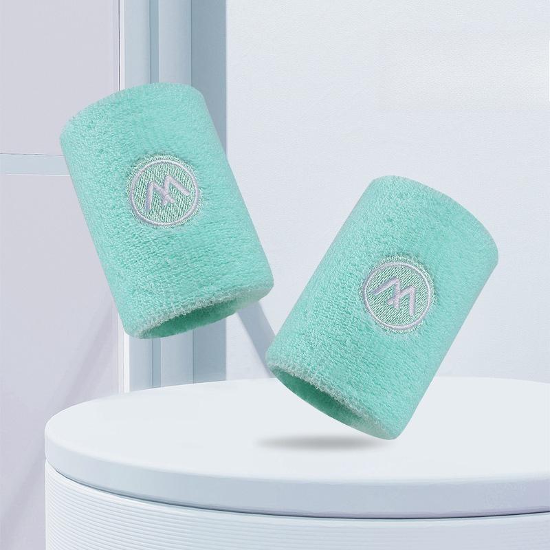 Sports Headbands Basketball Towel Wrist Wraps Sweat Absorbing Wrist Wraps for Running Soccer Yoga Hair Bands Wrist Wraps