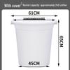 Large Food-Grade Plastic Water Storage Bucket - Extra Capacity & Thickened Design