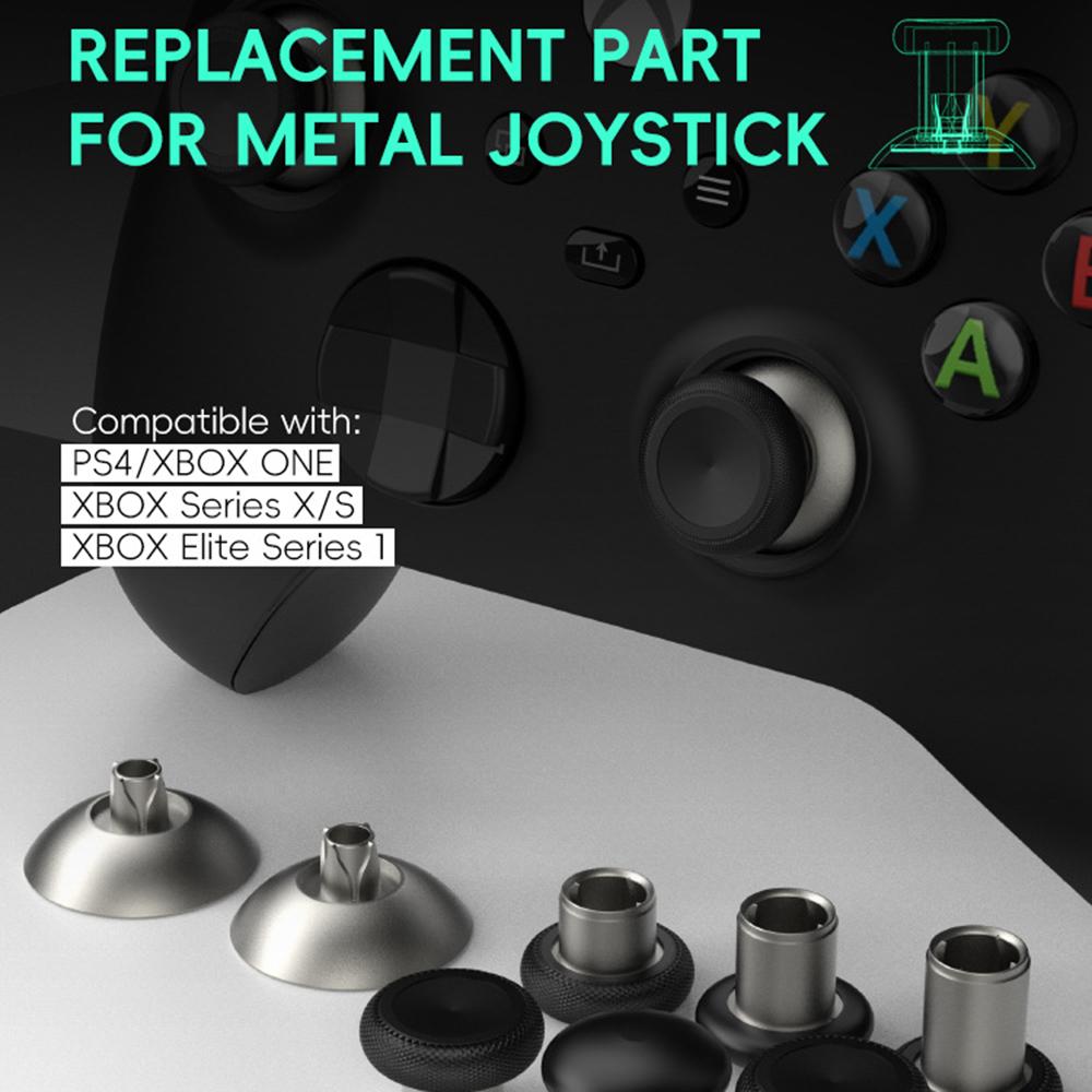 DATA FROG 3 perechi Thumbstick pentru Xbox One Elite/One S/Seria X/Seria S/Sony PlayStation 4 Controller de schimb Rocker cu bază