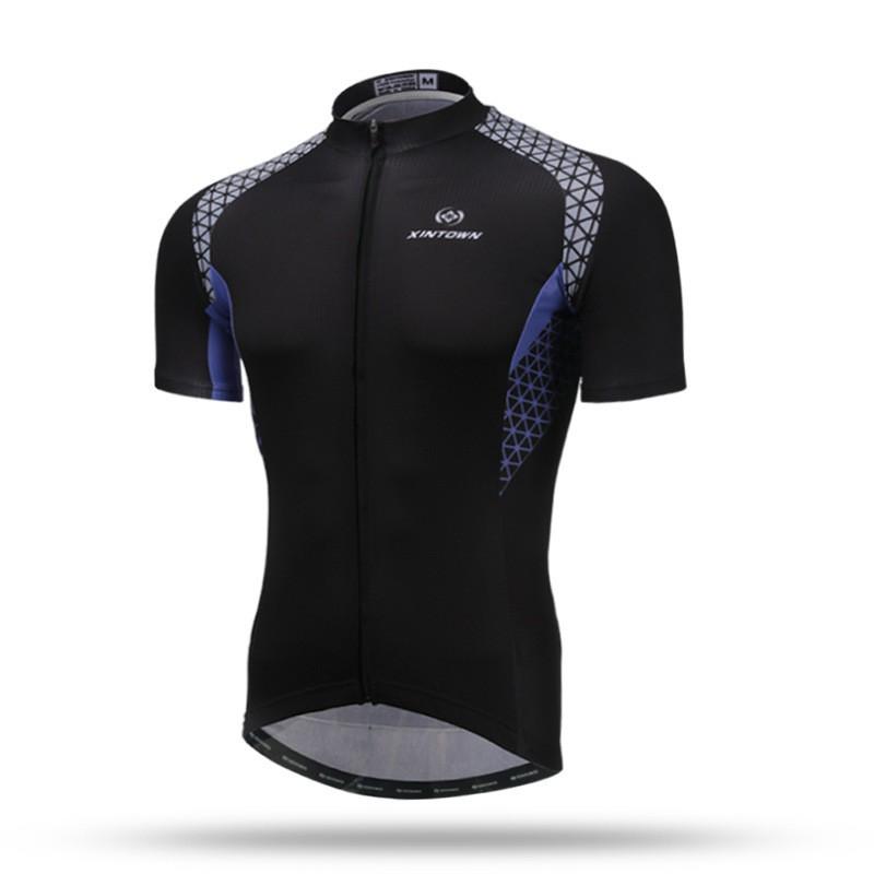 Mens Cycling Jersey Short Sleeve Performance Top Breathable Fit Bike Riding Apparel
