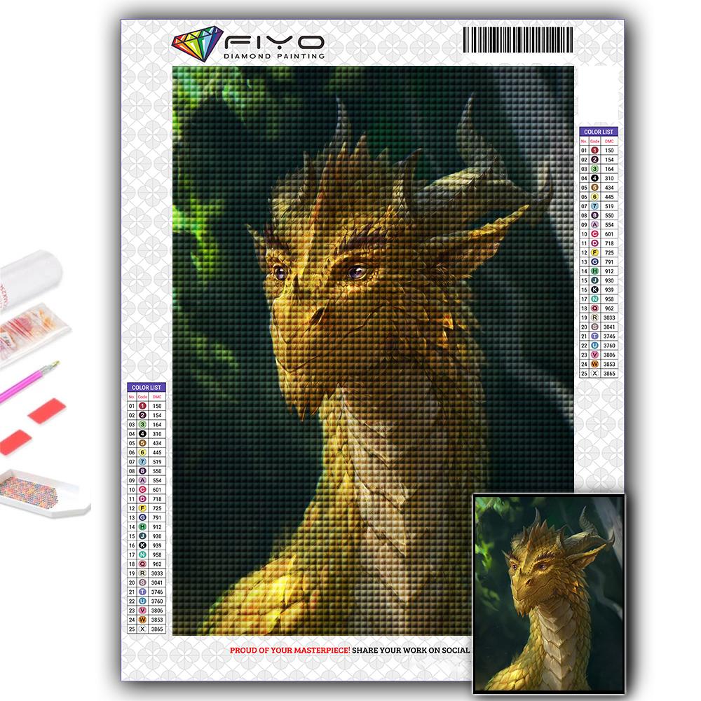 

Алмазная картина Европейский дракон Алмазная мозаика Ремесло Алмазная вышивка Картина Full Round 30X40CM