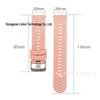 LisiZe Silicone Watch Band Compatible with Garmin Forerunner 245/645, 20MM Official Style