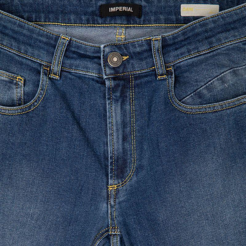 Jean foncé slim denim effet délavé Homme IMPERIAL