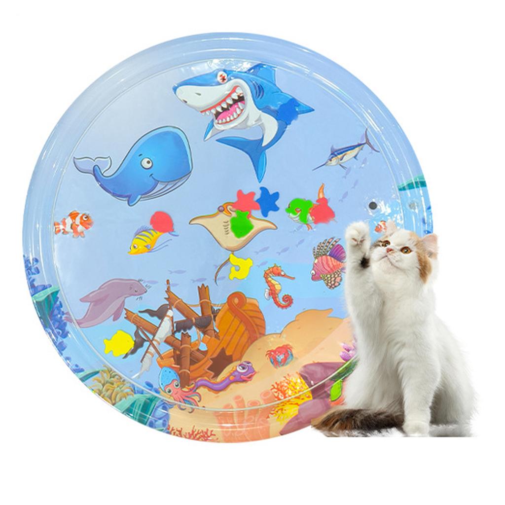 Katzen- und Hundenest Klettermatte Spielzeug Cartoon-Muster Klopfmatte Sommer Haustier Klettermatte