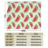 Cute Watermelon Slices Blanket Soft Warm Flannel Throw Blanket Bedspread for Bed Living Room Picnic Travel Home Sofa