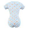 LittleForBig Adult Cotton Romper Pajamas Scallop Collar Size M [Sunflower] Bodysuit,