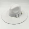 Fedora Fiocco Nuovo Blu Lago Cappello Nuovo Monocromatico Moda Primavera Unisex Cappello Jazz Cappello Fedora Gorras