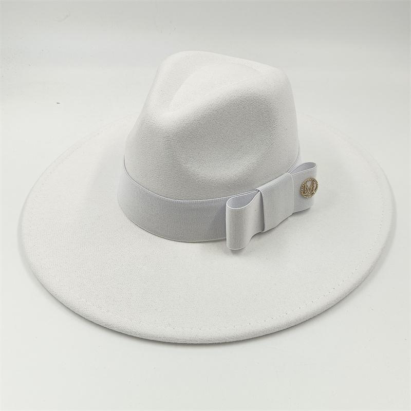 Fedora Fiocco Nuovo Blu Lago Cappello Nuovo Monocromatico Moda Primavera Unisex Cappello Jazz Cappello Fedora Gorras