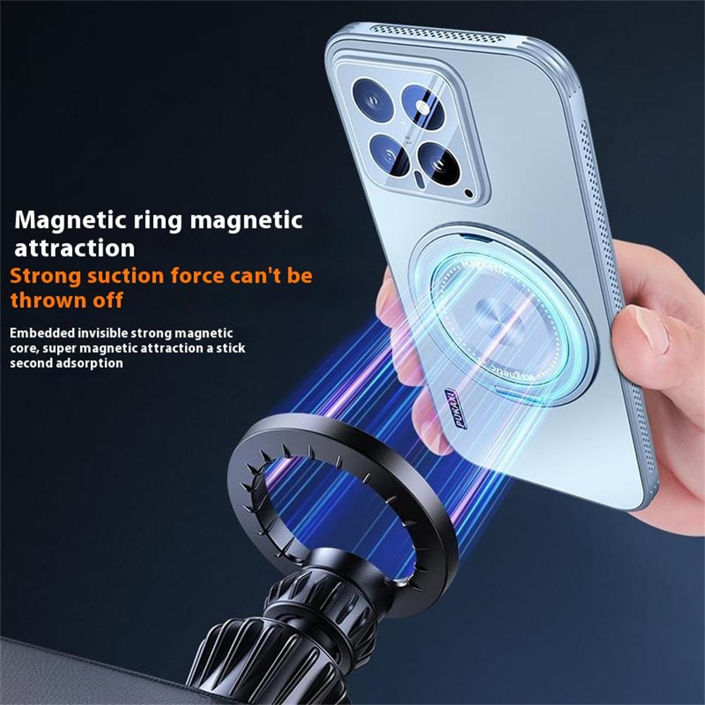 For Xiaomi 14 Case Compatible with MagSafe Kickstand TPU PC Heat Dissipation Phone Cover