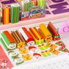 6PCS Christmas Cut Rubber Set Student Christmas Gift Prize Reward Rubber Set Erasers for Kids Korean Stationery