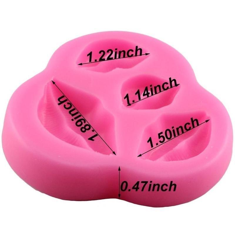 New Creative Design Lips Shape Sugar Mold Fondant Silicone Cake Mold Cake Decorating Tool Suitable Home Kitchen Supplies