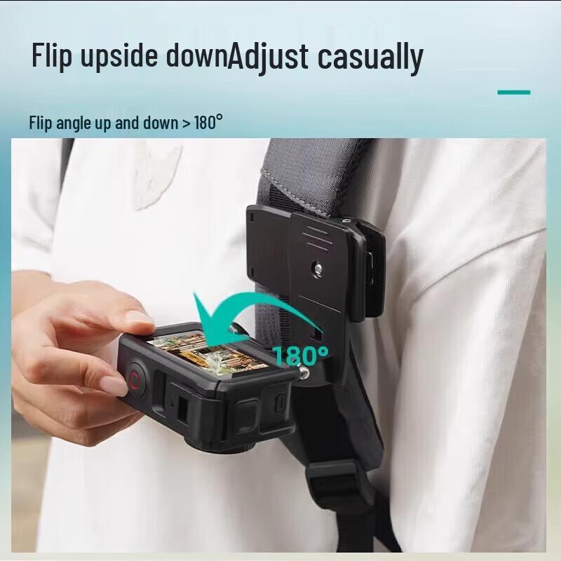 Universal Backpack Clip for DJI Osmo & Insta360 Cameras