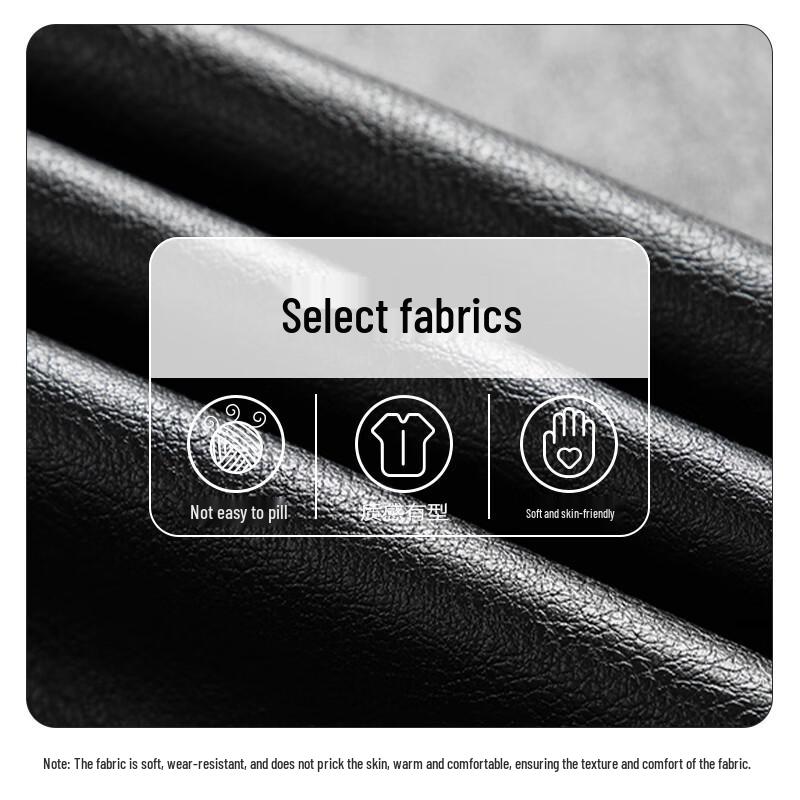 Men's VANCAMEL American Style Lapel PU Leather Jacket