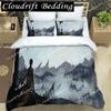 Genshin Impact Digital Printed Polyester Bedding Set For Boys And Girls Three Piece Comfortable Soft Couple Gift Bedding Sets