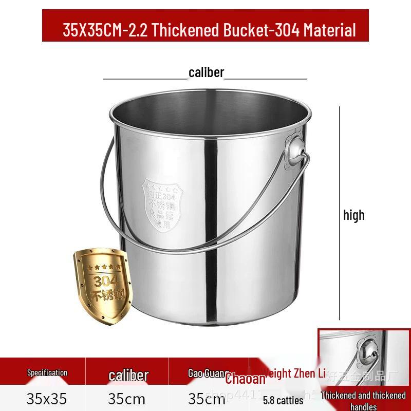 304 Stainless Steel Commercial Soup Pot with Lid - Large Multi-purpose Cookware for Soup, Braised Meat, Water Boiling, and Rice Cooking.