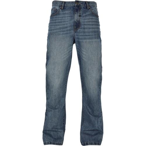 Urban Classics Mens Faded Flared Jeans