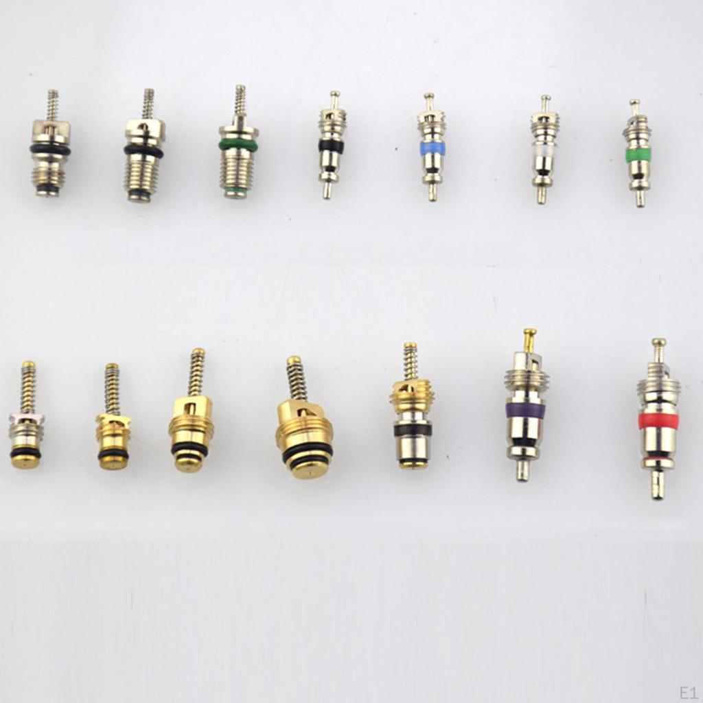 Car Air Conditioner Valve Core with Remover Tools R12 R134A Easy To Install Replacement Durable