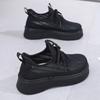 Summer Breathable Women's Casual Shoes New Mesh Ankle Platform Sneakers Comfortable Soft Sole Wear-resistant Walking Shoes 2025