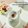 COOKER KING 1L Insulated Glass Kettle