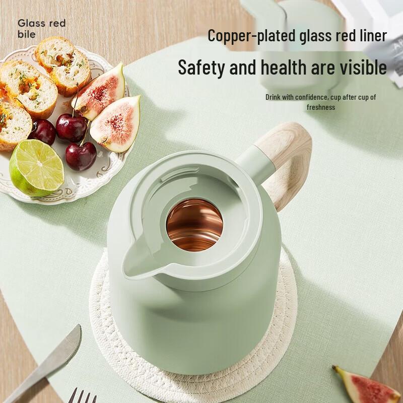 COOKER KING 1L Insulated Glass Kettle