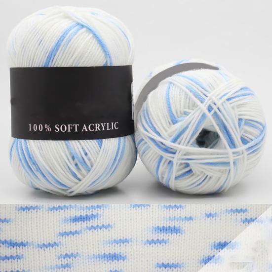 Woolen Yarn Triple Brands Soft Milk Cotton Solid Color Knitting Yarn