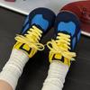 New Retro Color Matching Crooked Head Ugly Gump Shoes Casual Breathable Sports Moral Training Shoes Couple Shoes