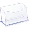 Portatarjetas de presentación acrílico transparente creativo - Caja de almacenamiento de gran capacidad