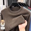 Hengyuanxiang Men's Autumn/Winter Thickened Crew Neck Knitted Sweater
