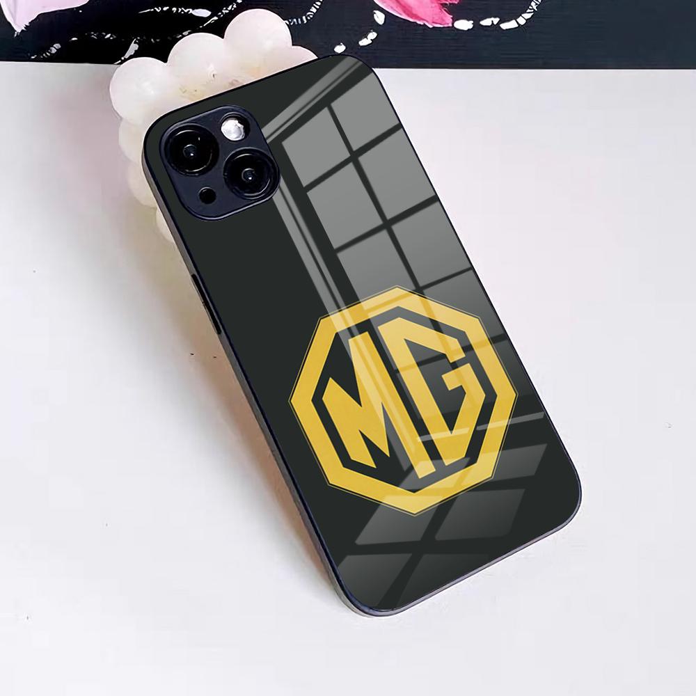 

MG Moter Morris Garages Phone Case For IPhone 17 Pro Max 16 15 14 Pro Max 13 11 X Xs Xr 8 7Plus Glass Cover iPhone 16