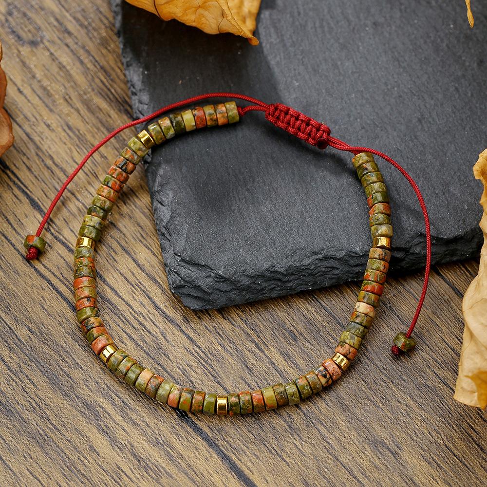 JYL TS Bracelet Men's Irregular en -Embodies Uniqueness & Attracts Distinct Fortune