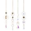 Good-Crystal Sun Catcher Star Moon Pendant Bedroom Window Decoration Crystal Pendant