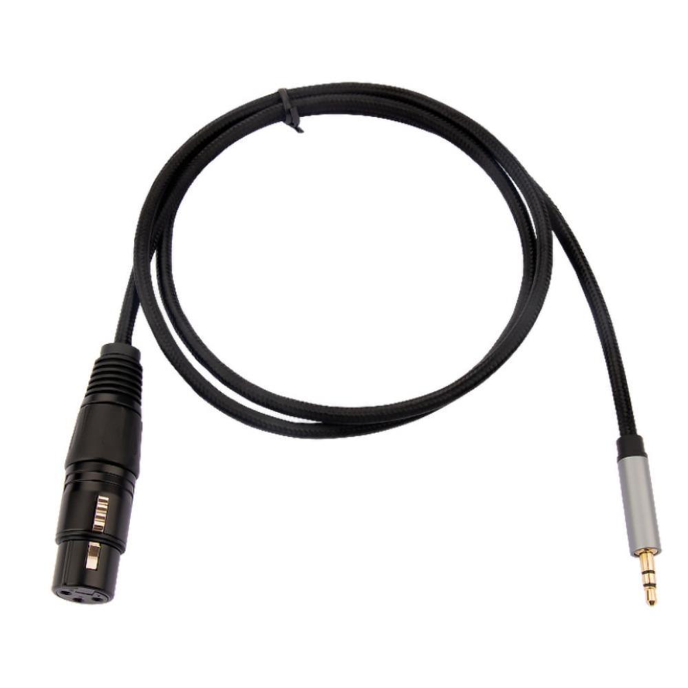 Nylon Braided Microphone Audio Cable Balanced Balanced Analog Mic Cord Recording Studio