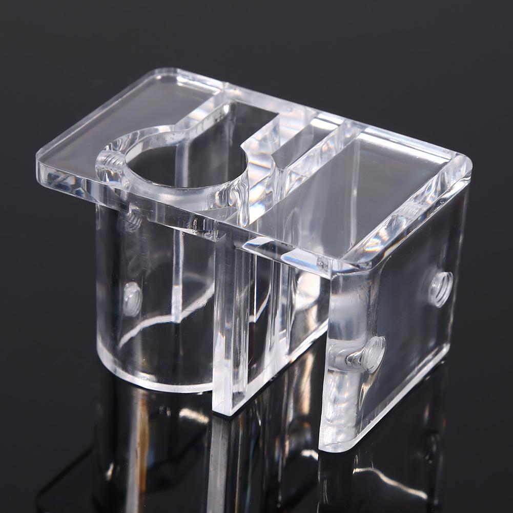 New Acrylic Fish Tank Filter Mount Tube Fixing Outflow Inflow Pipe Water Hose Clip Holder