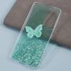 AW Series For Samsung Galaxy A13 4G TPU+PVC Case Sparkle Epoxy Butterfly Decor Protective Back Shell
