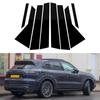 Car Window Pillar Posts Trim B C Column Cover Sticker Decal for Porsche Cayenne 9YA/9YB Chassis E3 2018 2019 2020 2021 2022 2023