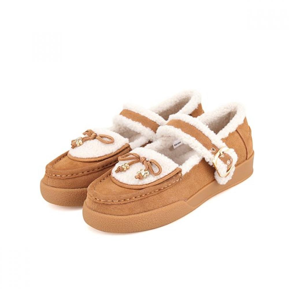 Barbara Cowhide Suede Fur Mary Jane Loafer Bbh558cm 250mm 15900₽