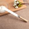 7 Inch Stainless Steel Cake Scraper Wooden Handle Cake Cream Spatula Kitchen Cooking Pastry Scraper Tool Baking Accessories