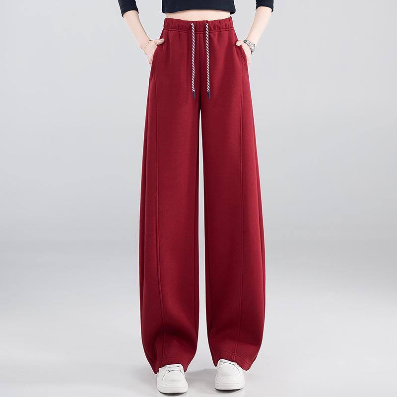 2026 Spring Women's High-Waist Wide-Leg Slimming Comfortable Casual Pants