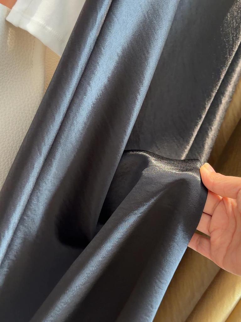 Schicker fließender Satin-Meerjungfrauenrock - Damen Frühling Schlankmachender Hüftbetonter Stil