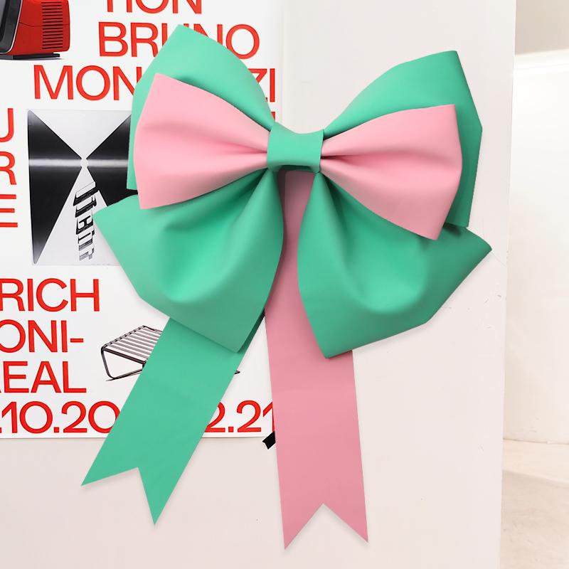 Giant Pink Bow Decoration for Birthday or Wedding Room Setup