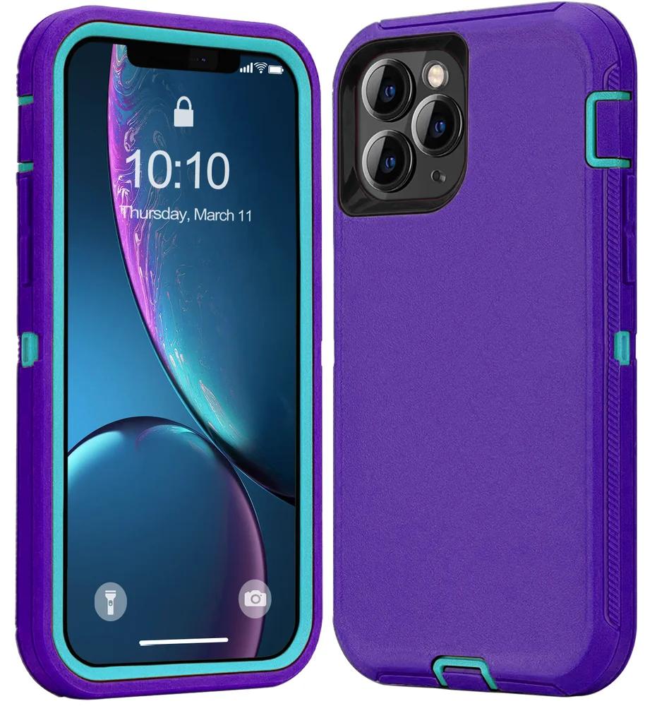 

3в1 гибридный прочный бронированный чехол для телефона с креплением на ремень для iPhone 16 Pro Max 15 14 12 11 13 X XS XR 6 7 8 Plus Otter Case Box военный жесткий чехол for iPhone 13