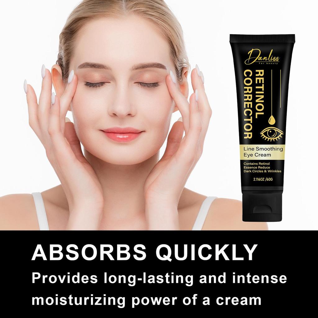 Line Smoothing Eye Cream-Moisturize and Smooth-Reduce Dark Circles & Wrinkles-Suitable For All Skin Types, 60g