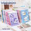 Cute Mini Cartoon Saddle-Stitched Softcover Lined Notebook, Pocket-Sized for Students