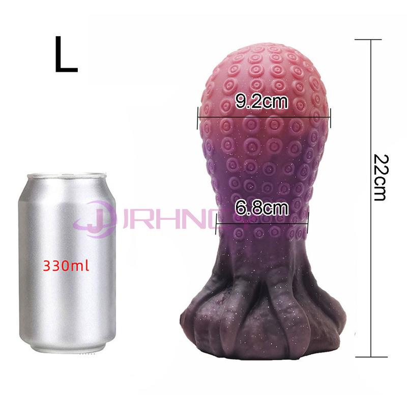 9.2cm XXL Huge Anal Plug Egg Butt Plug For Men Women Anal Dildos Silicone Soft Anal Balls With  Suction Cup Prostate Massage
