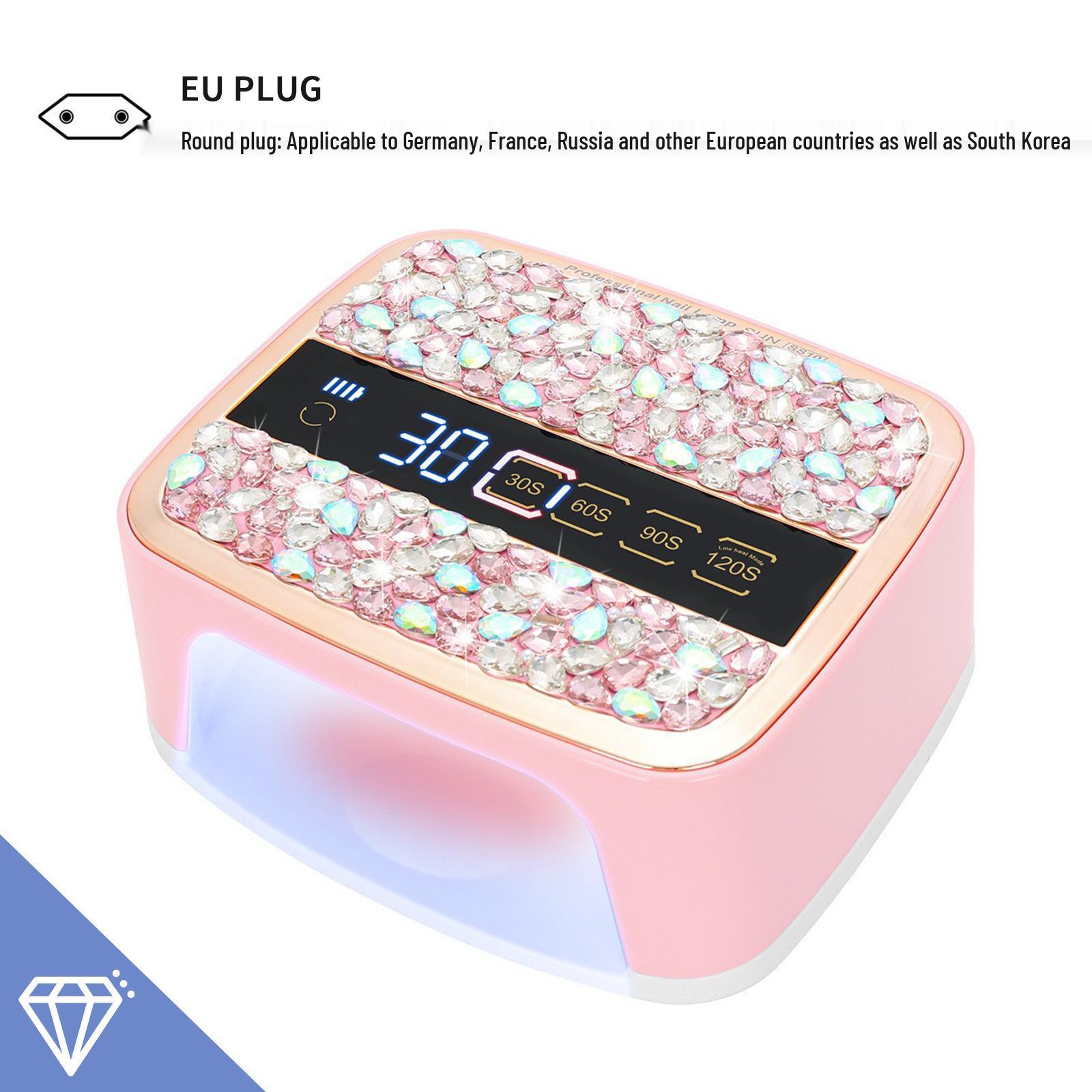 SS10 Rechargeable Nail Lamp 168W High-Power Quick-Dry Curing for Salons