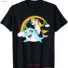 Unicorn Riding Narwhal Funny Narwhale Costume T Shirt Vintage Fashion Slightly Designer Clothes Top For Everyday Wear