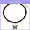 Exquisite Lace Choker Necklace For Women Featuring Butterfly Animal Design