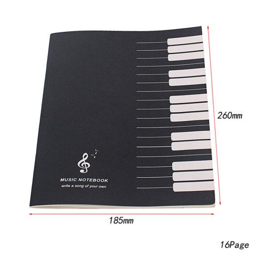 32 Pages Music Notes Stave Writing Drawing Record Paper Notebook Musician Tool