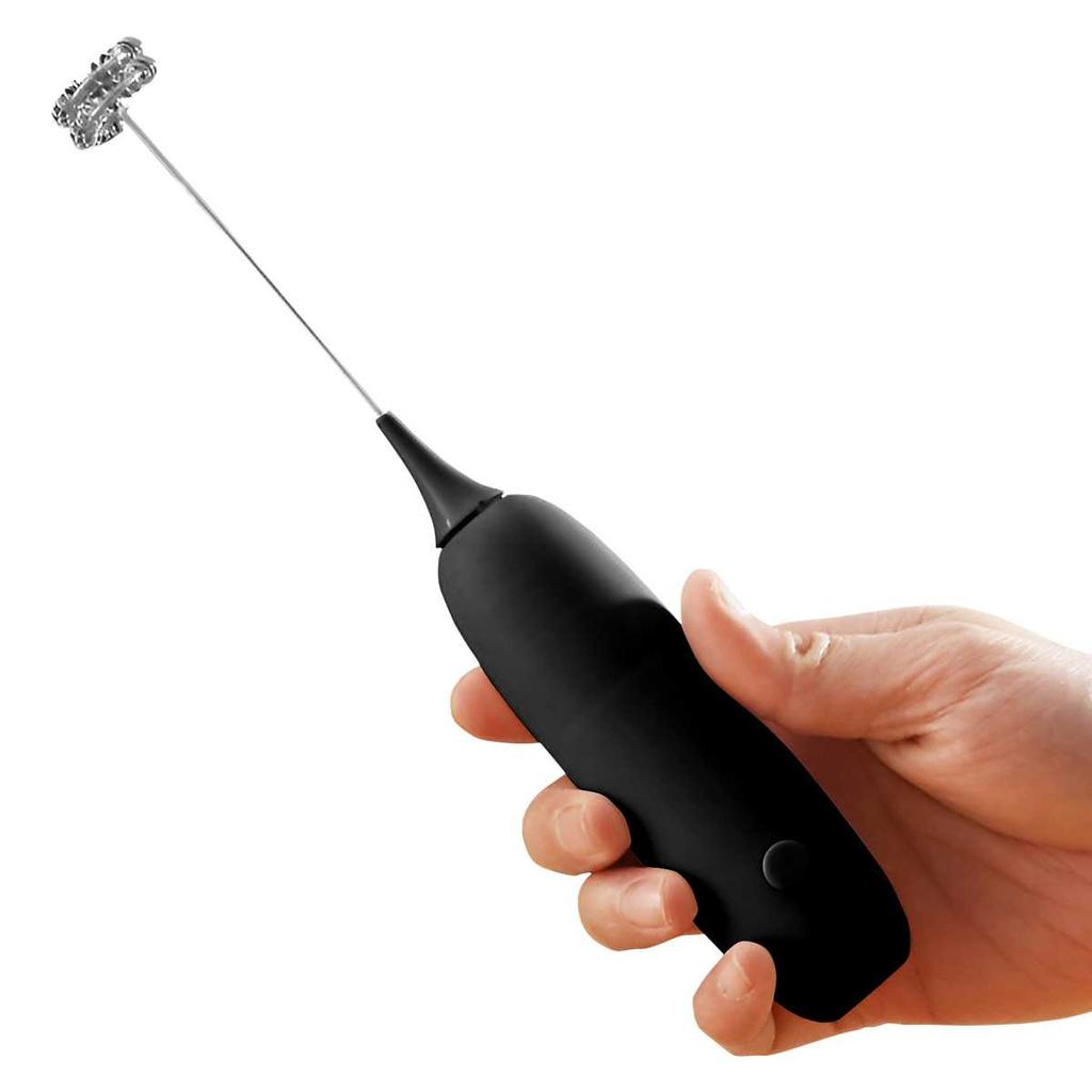 1PC Handheld Stainless Steel Electric Milk Frother Whisk Creamer (No AA Batteries Required) Beverage Coffee Frother Ideal Gift